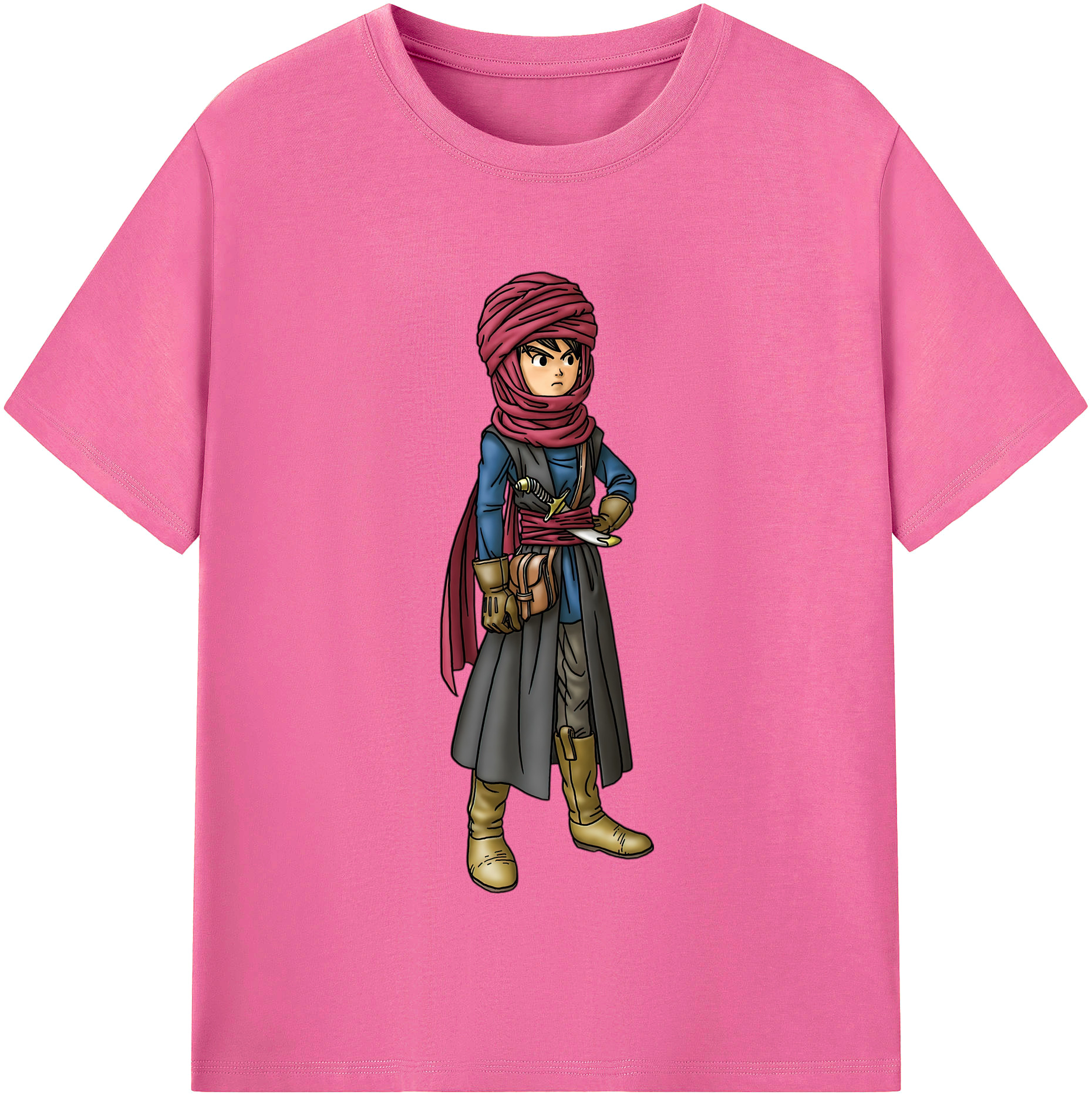 （画像用） ドラゴンクエスト Doragon Kuesuto Dragon Quest レディースカジュアルプリントTシャツ（綿100％）